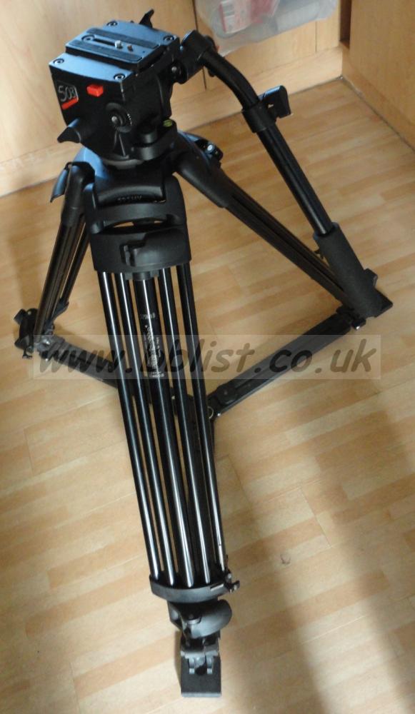 Manfrotto 525 MBV and 503 head tripod with spreader and bag Manfrotto 525 MBV and 503 head tripod with spreader and bag