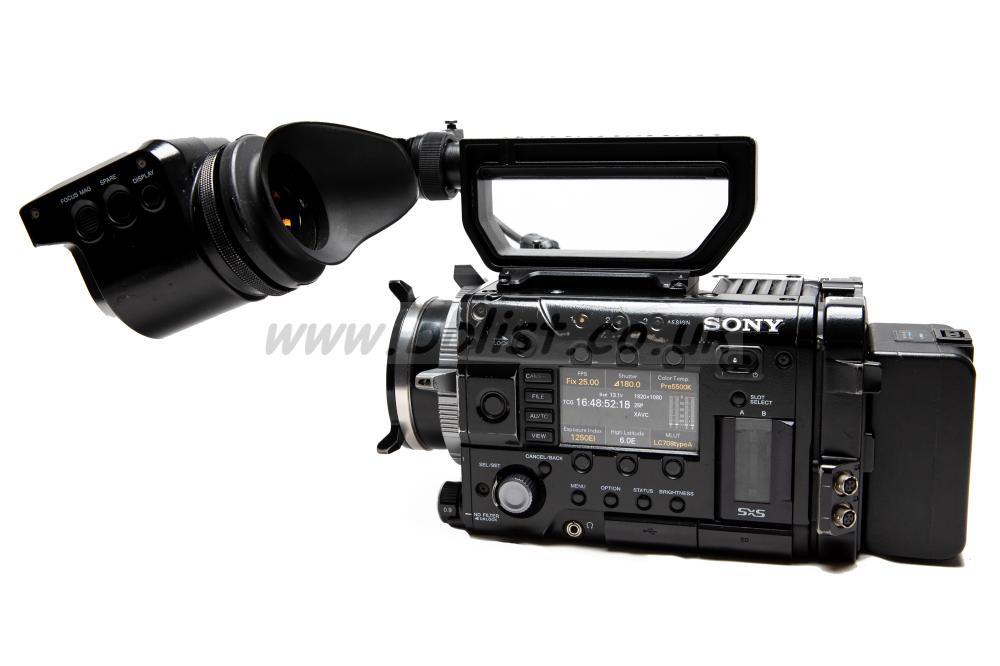 Sony F55 Cinealta 4K camcorder with EL100 OLED Viewfinder