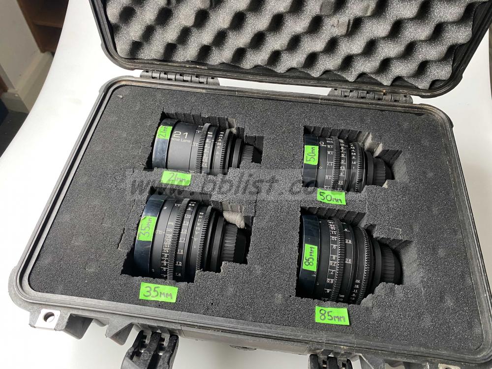 Contax Zeiss Standard Speed Lens Set