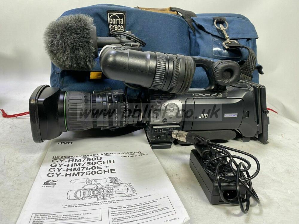 JVC GY-HM750 ProHD Compact Shoulder Camcorder w/Canon 14x