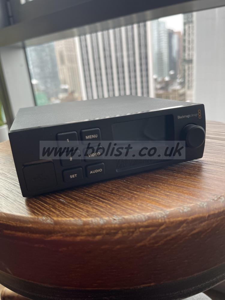 BLACKMAGIC ULTRASTUDIO HD MINI W/ FRONT PANEL - EXCELLENT