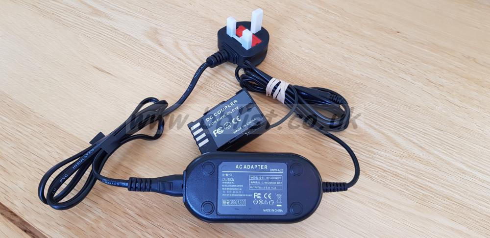 Lumix BLF-19 type dummy battery mains power unit