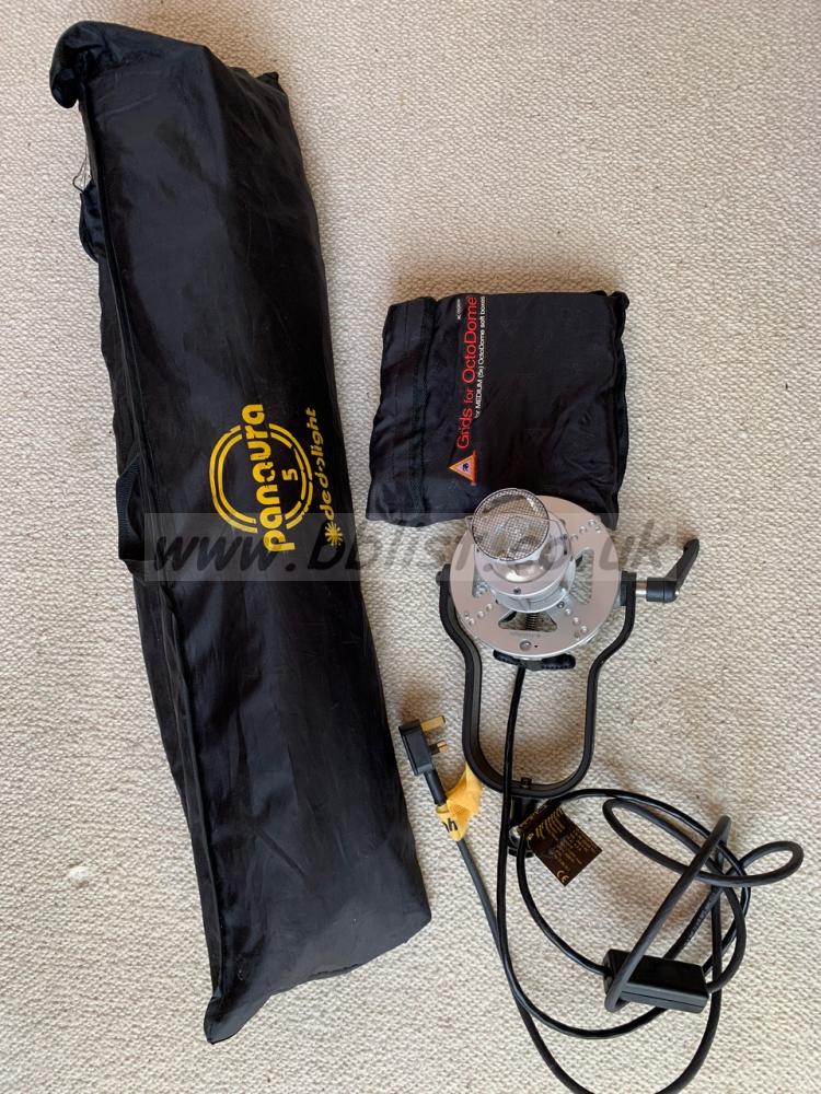 Dedolight Panaura 5 kit with Dedolight 1000w tungsten light