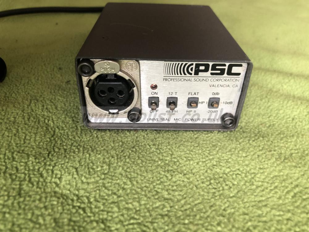 PSC Microphone Power Supply 48v, 12 T, Roll Off,  -dB Pad.