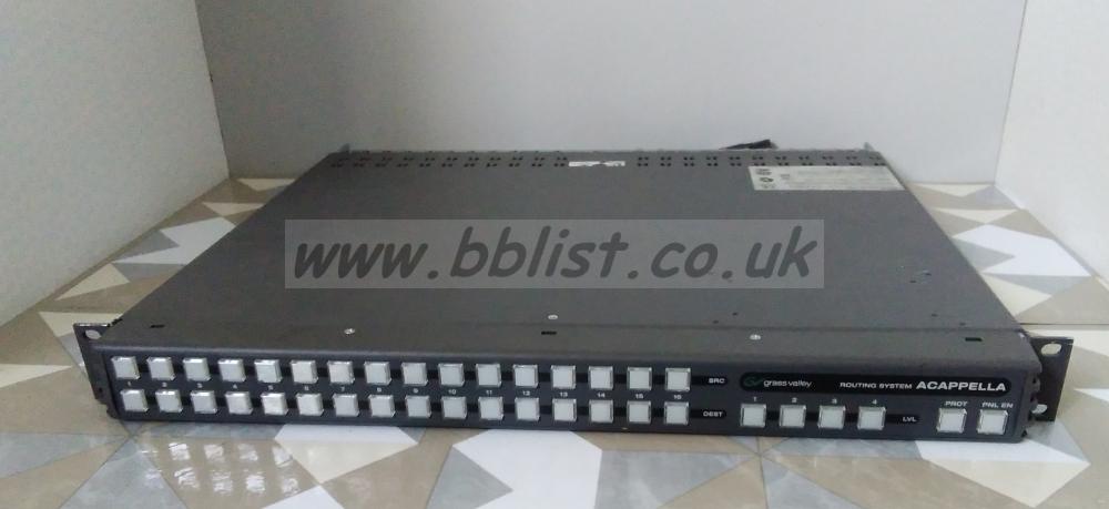 Grass Valley Acappella 16x16 Video Router