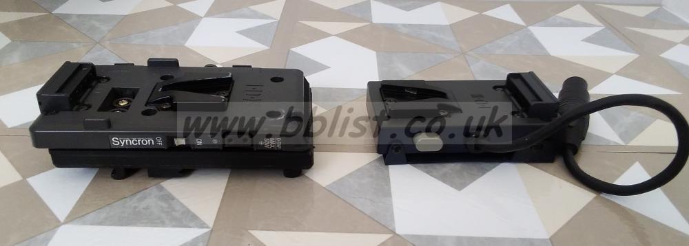 2x IDX V-LOCK Camera Battery Adaptors