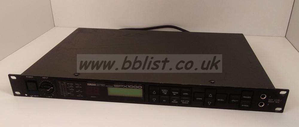 Yamaha SPX1000 Digital Multi-Effects Sound Processor