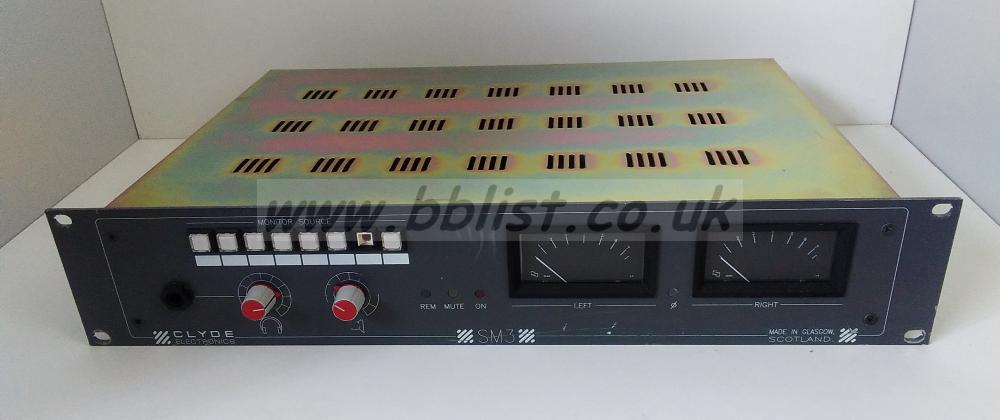 Clyde Broadcast SM3 PPM Monitor Rack