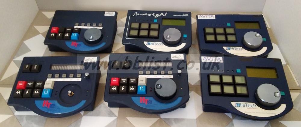6x Hi-Tech VTR Remote Controllers