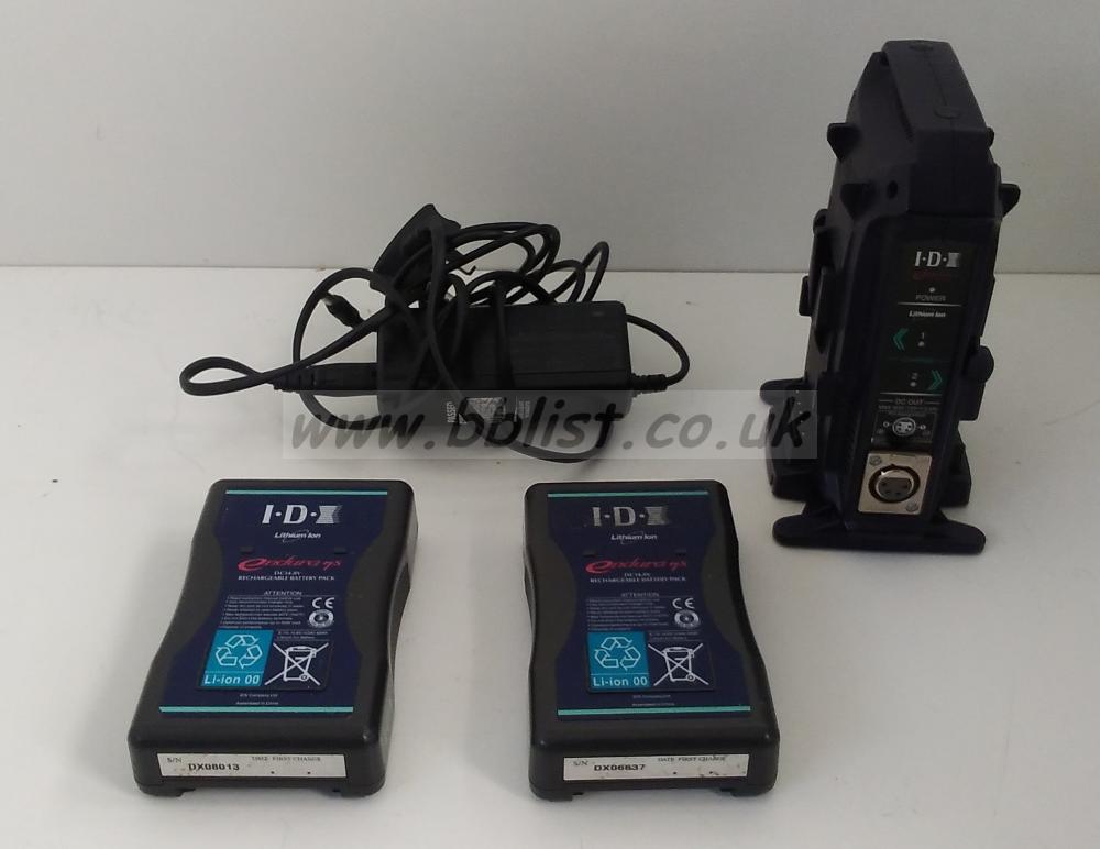 IDX VL-2X  2 Way V-lock Battery Charger +2 Endura70 Batterys