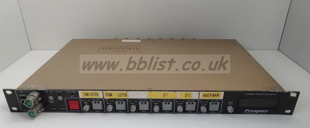 Prospect K6R 6Channel Intercom 4-Wire unit