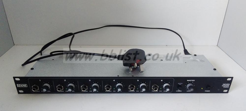Rane HC6S Headphone Amplifier (6 Channel)