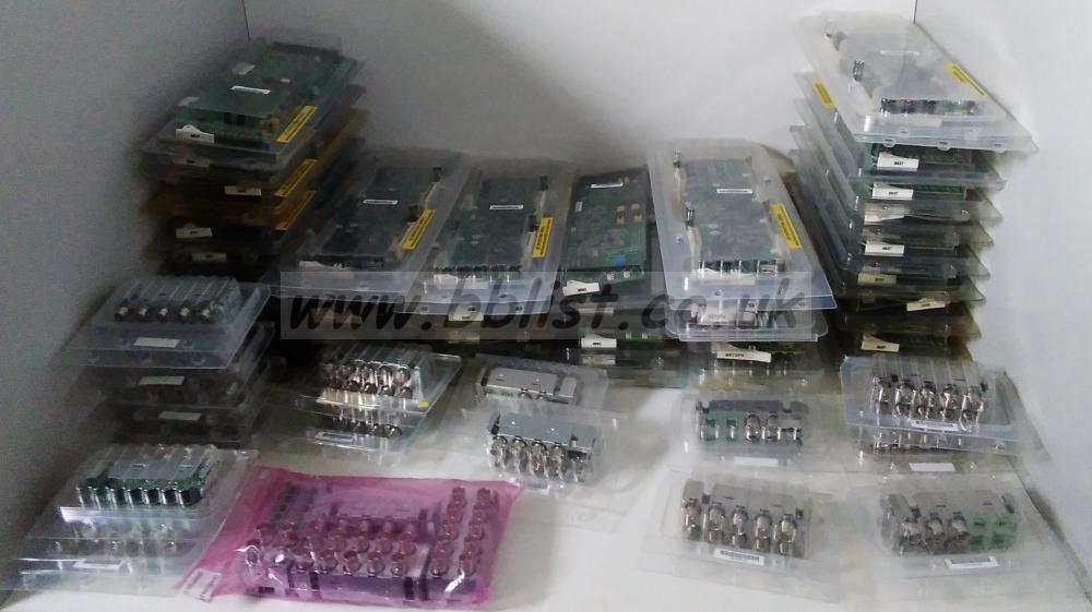 34x Brand New Grass Valley Flex Cards (HD,SD,Composite)