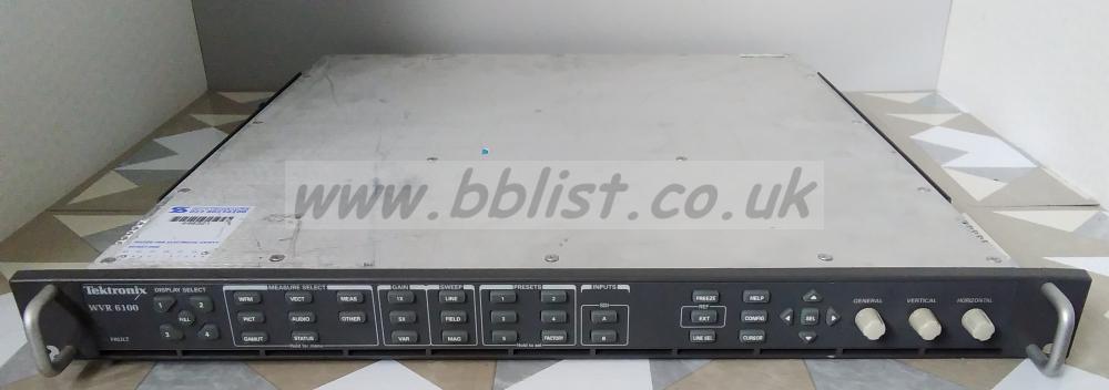Tektronix WVR-6100 SDI Waveform/Vectorscope (SDI,Audio)