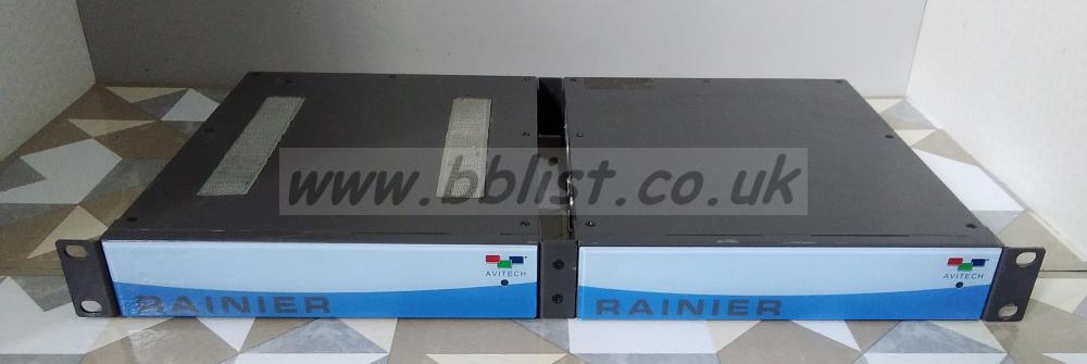 2x Avitech Rainier-4A Quad Composite Multiviewers