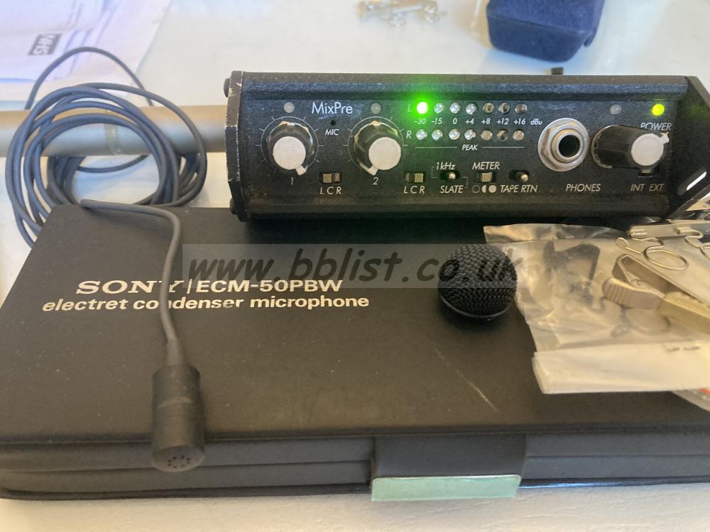 Sony ECM -50PBW Electret Condenser Microphone  as new box
