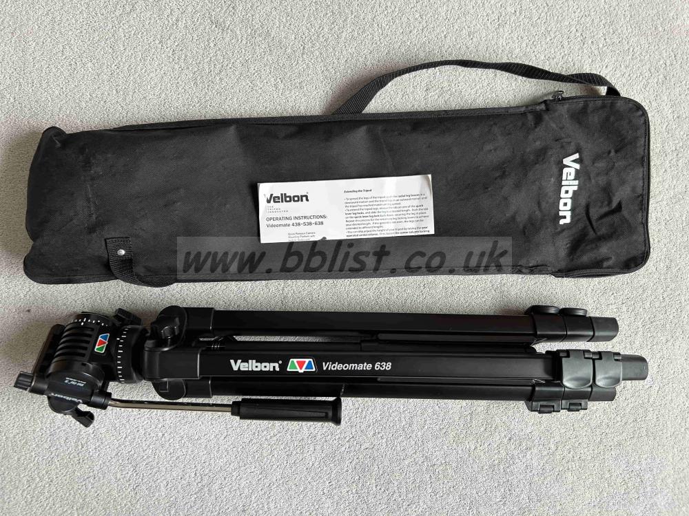 Velbon 638 Videomate tripod