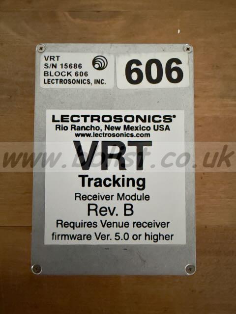Lectrosonics Venue 1 VRT modules. Block 606