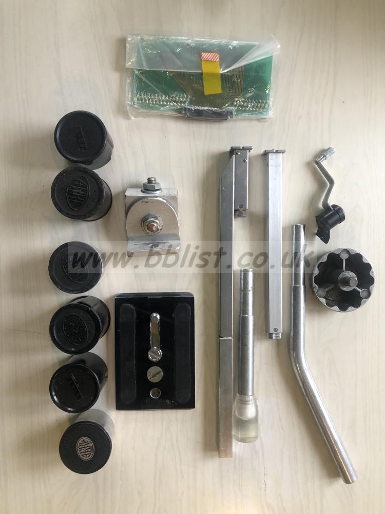 Matte box lens supports mini pan bar