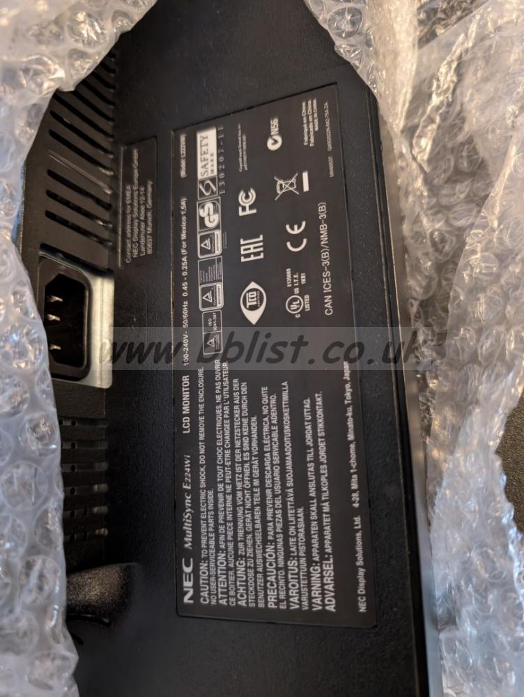 3x NEC Monitors in Pelican case