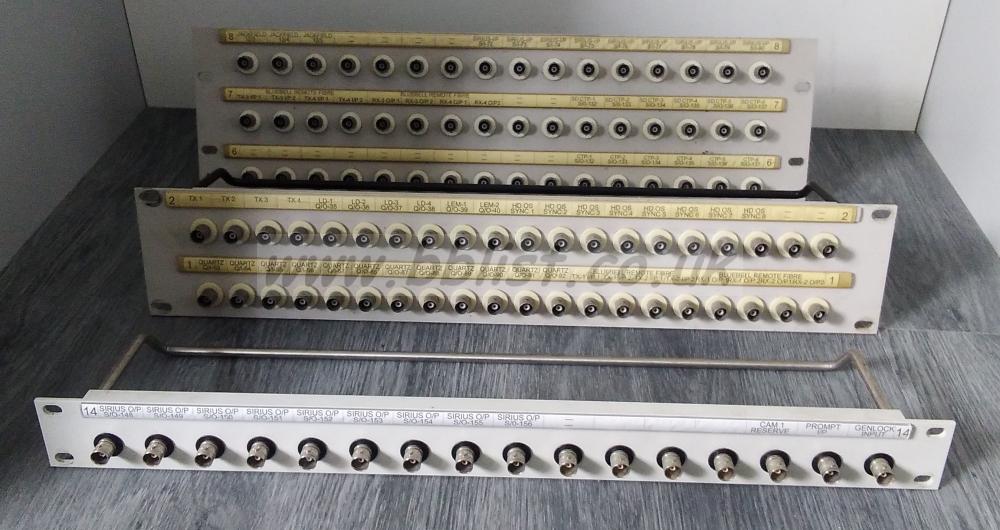 3x TSL 3G/HD BNC-BNC Video Patch Panels