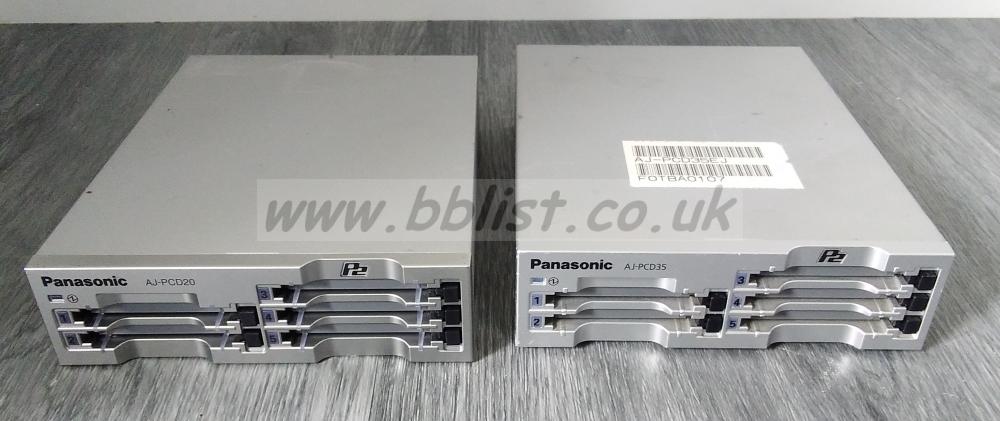 2x Panasonic P2 5Slot Card Readers (AJ-PCD20/AJ-PCD35)