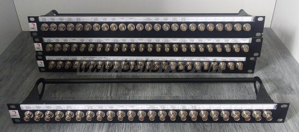 4x Argosy 3G/UHD 1u BNC-BNC Video Patch Panels