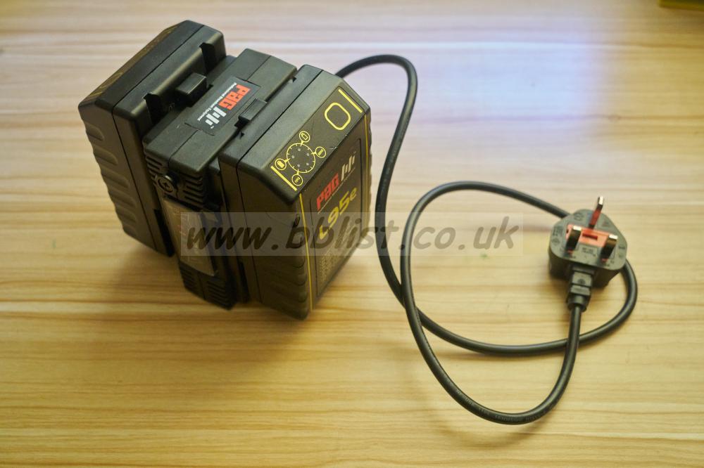 PAG L95e V-lock batteries x 2 (+charger)