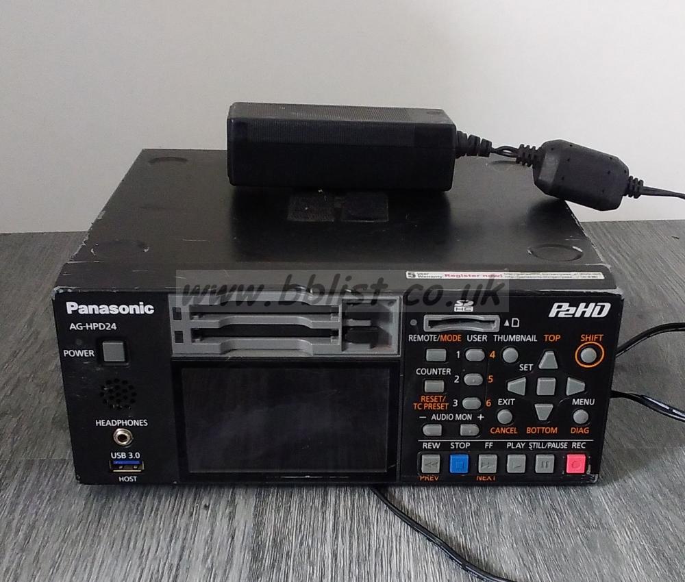Panasonic AG-HPD24 P2HD Memory Card Recorder w/Power Supply