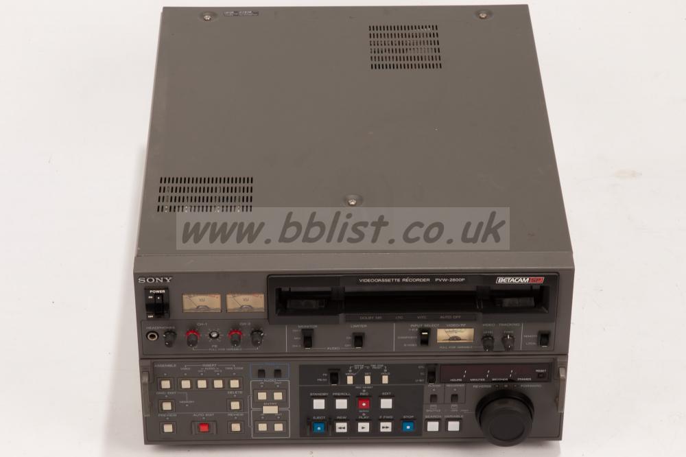 Sony PVW 2800 Betacam Recorder