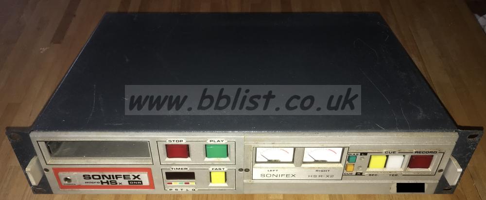 Sonifex Micro HSx / HSR-X2 Cart Player / Recorder
