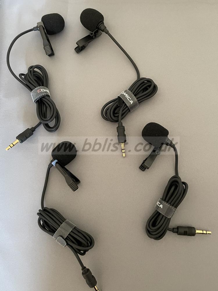 Comica 4 x lav mic kit (also work with Senhheiser G3/4)
