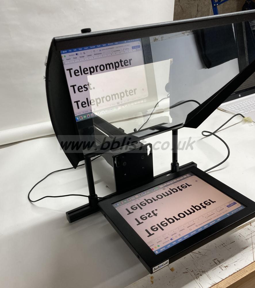 Autocue 12" Broadcast Teleprompter Complete Kit