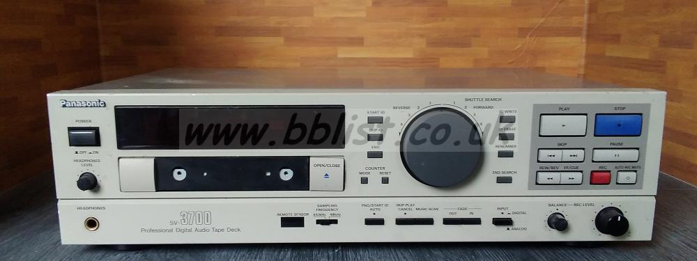 Panasonic SV-3700 Digital DAT Recorder
