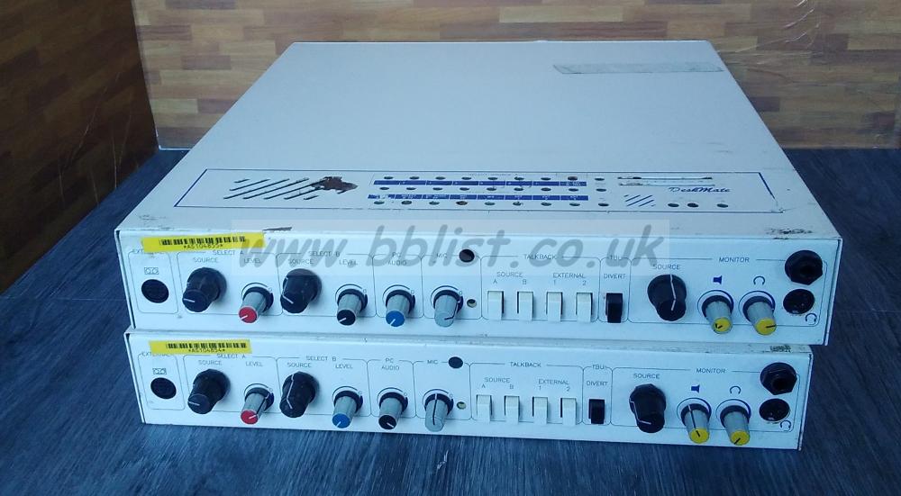 2x Clyde Broadcast Deskmate Audio Interface TBU units
