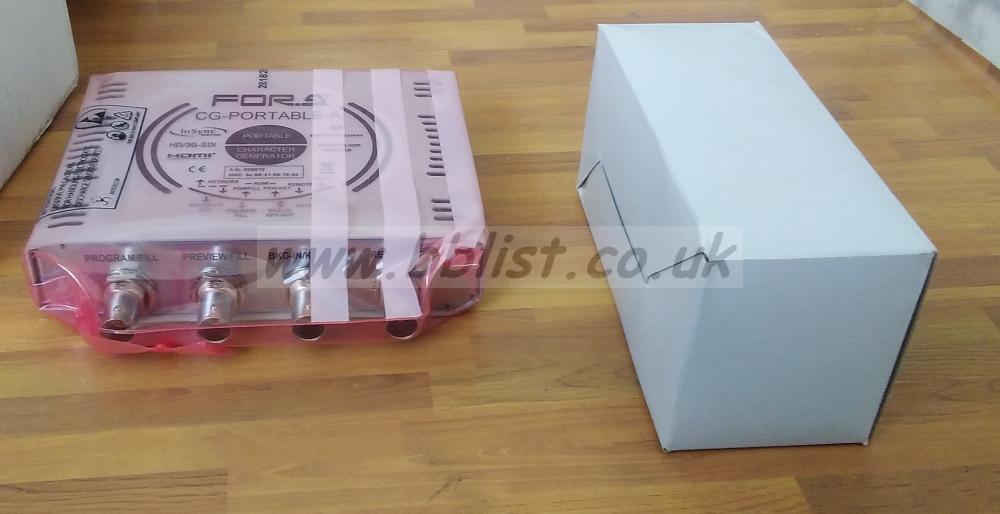 New/Sealed For.a 3G/HD Portable Character Generator