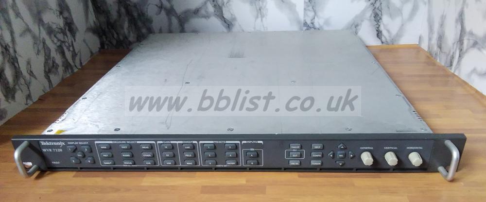 Tektronix WVR-7120 HDSDI Waveform/Vectorscope/Eye options