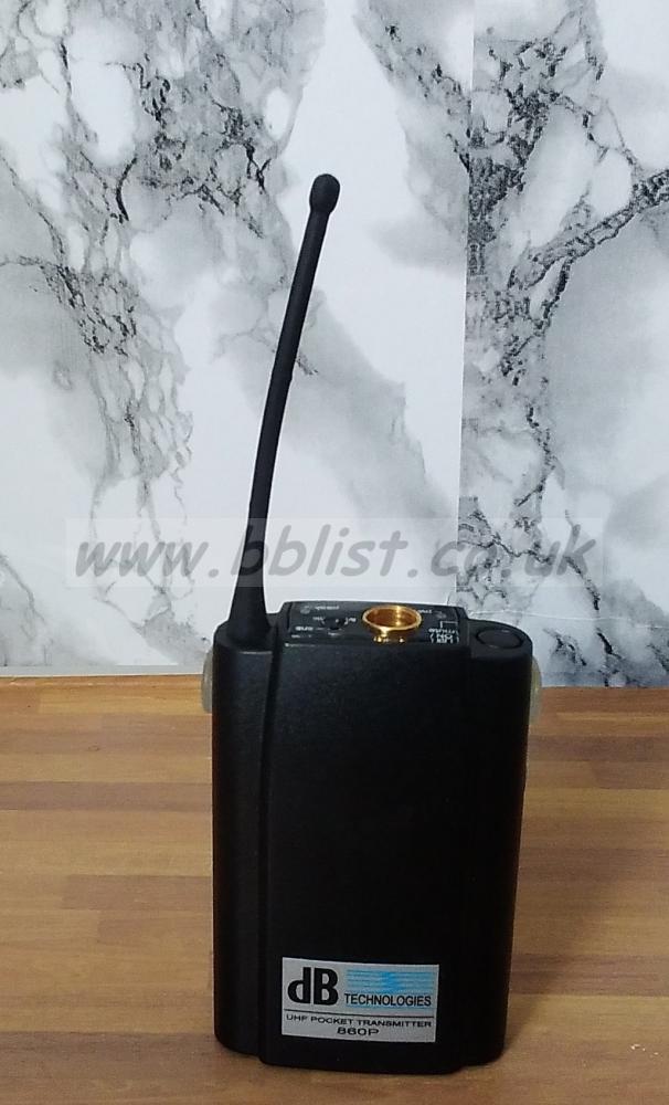 DB  Technologies  UHF 860P Pocket Transmitter