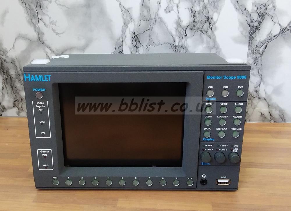 Hamlet Monitor Scope 9000 3G /HDSDI Waveform/Vectorscope