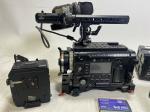 Sony PMW F55 camera + OLED v/finder, Vocas base plate, Media