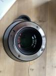 Sirui 75mm T2.9 1.6X Full-Frame Anamorphic Lens. E-mount.