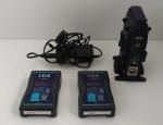 IDX VL-2X  2 Way V-lock Battery Charger +2 Endura70 Batterys