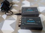 2x AJA HD10AMA HDSDI/Analog Audio Embed/Disembed Converters