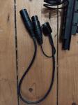Rycote windshield and cables Mono mic cable with attachment for securing onto pistol grip runner