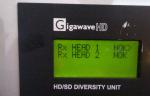 Gigawave HD  SD/HD Diversity Receiver Dual head Rack