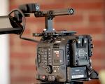 Canon EOS C500 Mark II EF Note the Full Frame Camera co V-lock plate. The original eyepiece is NOT included.